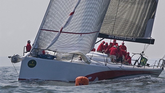 Ray Roberts STP65 Evolution Racing in action at the New York Yacht Club Race Week.  © Daniel Forster http://www.DanielForster.com